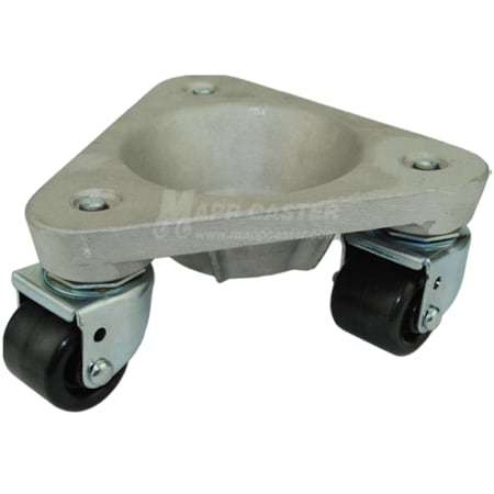 Mapp Caster Hvy Dty Tri-Wheel Dolly W/ 2" Polyolefin Wheels - 600 Lbs Cap. P2127AL-P